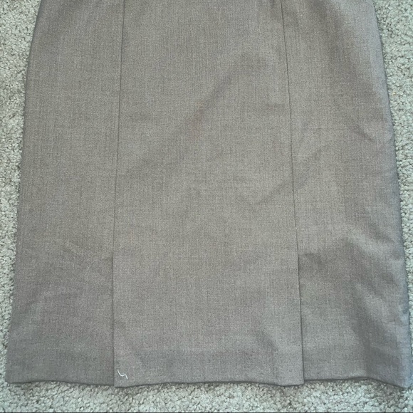 Light Brown / Gray Dress Skirt size 2 - Picture 10 of 11